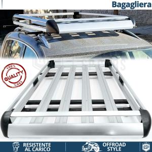 Car Roof Rack Basket Tray for Mitsubishi Pajero | Travel Luggage CARRIER in Silver Aluminum