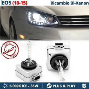 2x Ampoules Bi-Xenon D3S de Rechange pour VOLKSWAGEN EOS 10-15 Lampe 6.000K Blanc Pure 35W