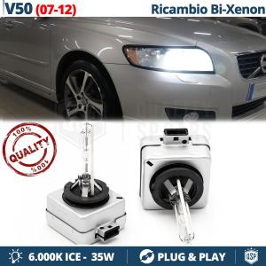 2x D1S Bi-Xenon Replacement Bulbs for VOLVO V50 08-12 HID 6.000K White Ice 35W 