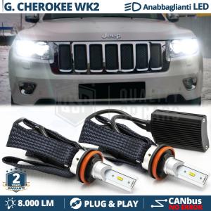 H11 LED Bulbs for JEEP GRAND CHEROKEE WK2 Low Beam CANbus Bulbs | 6500K Cool White 8000LM