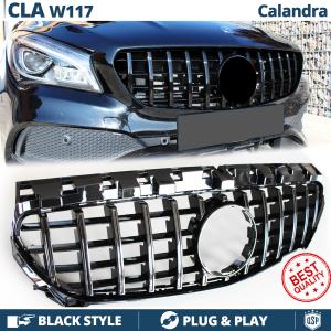 Front GRILLE for MERCEDES CLA W117 | Glossy Black Tuning Grille