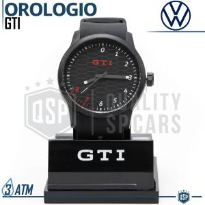 Orologio da Polso ORIGINALE Logo VW GTI con Coordinate GPS su Cinturino | Idea Regalo Volkswagen