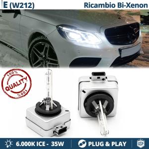 2x Ampoules Bi-Xenon D1S de Rechange pour MERCEDES CLASSE E W212 13-16  6.000K Blanc Pur 35W