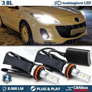 H11 LED Bulbs for MAZDA 3 BL Low Beam CANbus Bulbs | 6500K Cool White 8000LM