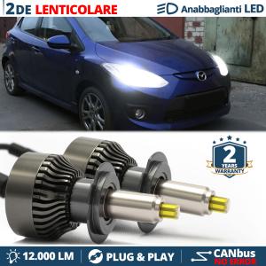 H7 LED Kit for Mazda 2 DE Low Beam | LED Bulbs CANbus 6500K 12000LM