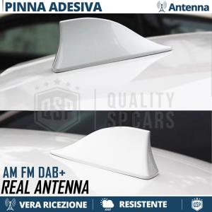 White SHARK FIN Antenna FOR BMW X3, X4, X5 G01 G02 G05 | Real AM-FM-DAB+ RADIO Reception