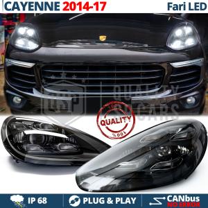 2 LED HEADLIGHTS For Porsche Cayenne 2 2014-17 APPROVED | UPGRADE Kit to New MATRIX Style