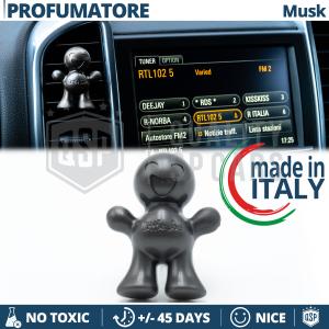 PROFUMATORE Auto Little Joe® GRIGIO Omino, Applicabile su Bocchette Aria Honda | MUSCHIO 45gg