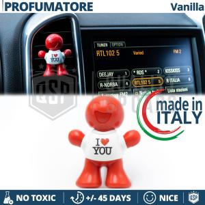 PROFUMO Auto Little Joe® LOVE YOU Applicabile su Bocchette Aria Kia | VANIGLIA 45gg | Idea Regalo San Valentino