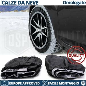 Snow Socks for Bmw X3 E83, EN-APPROVED for Italy and Europe | Alternative Snow Chains