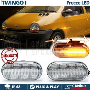 LED Side Markers for Renault TWINGO 1 Sequential Dynamic  E-Approved, Canbus No Error