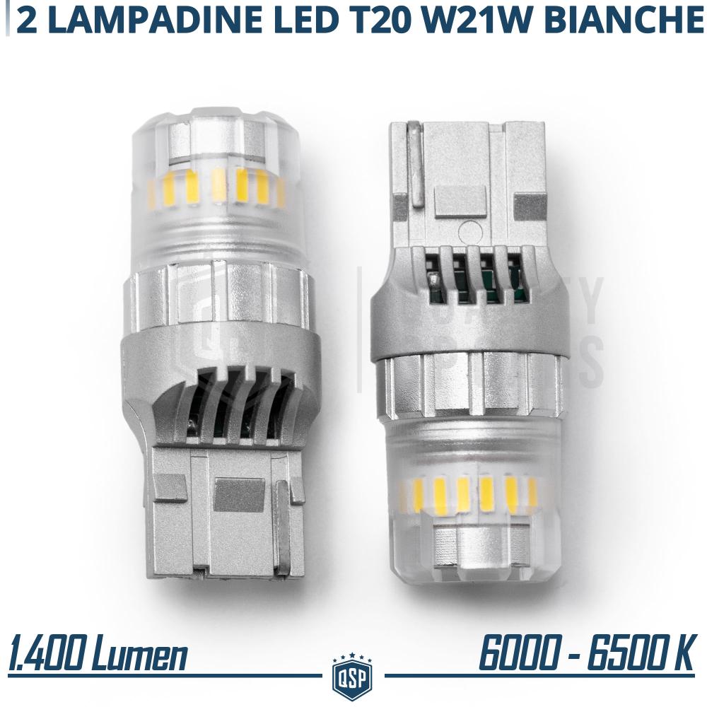 2pcs T20 - W21W LED Bulbs CANbus  Powerful ICE White Light 6500K