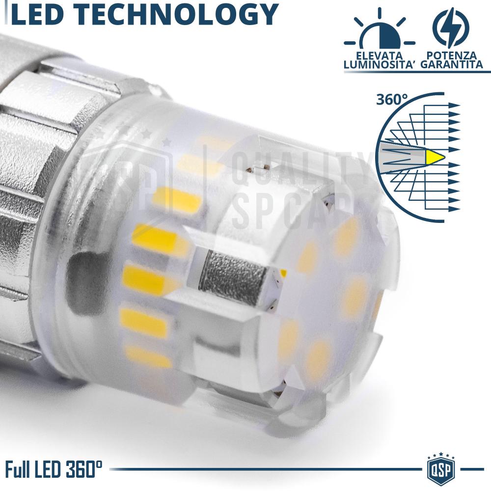 1pc T20 - W21/5W LED Bulb CANbus, Powerful ICE White Light 6500K