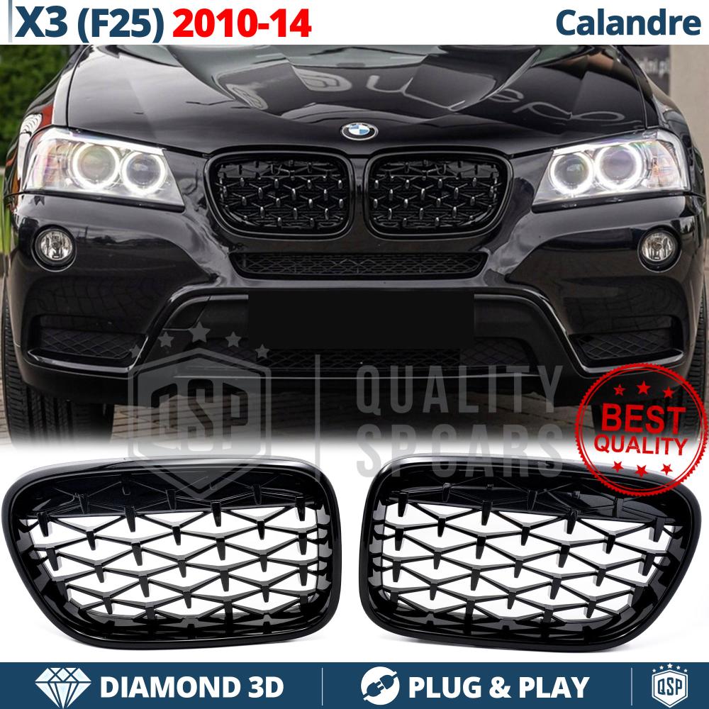 Front GRILLE for BMW X3 F25 (10-14) Diamond 3d Design