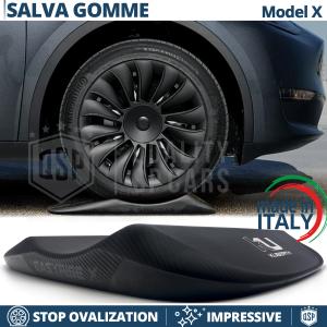 Cuscini SALVA GOMME Carbon Per Tesla Roadster, Antiovalizzanti Ruote | Originali Kuberth MADE IN ITALY