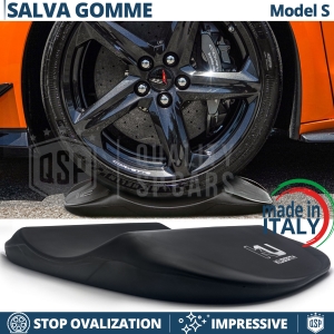 Black TIRE CRADLES For Chevrolet Camaro, Flat Stop Protector | Original Kuberth MADE IN ITALY