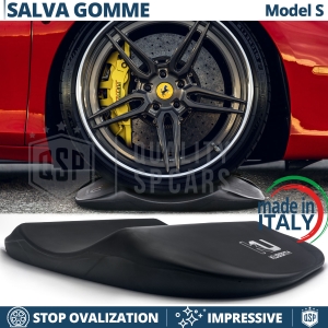Black TIRE CRADLES For Ferrari 458, Flat Stop Protector | Original Kuberth MADE IN ITALY