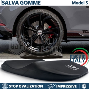 Black TIRE CRADLES For VW Corrado, Flat Stop Protector | Original Kuberth MADE IN ITALY