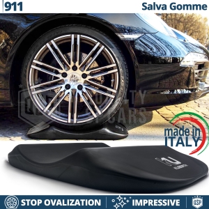 Cuscini SALVA GOMME Neri Per Porsche 911, Antiovalizzanti Ruote | Originali Kuberth MADE IN ITALY
