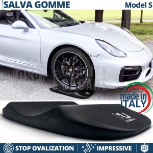 PROTECTORES DE NEUMÁTICOS Negros para Porsche Cayman, Anti Deformación | Originales Kuberth HECHO EN ITALIA