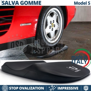 Black TIRE CRADLES For Ferrari 488, Flat Stop Protector | Original Kuberth MADE IN ITALY