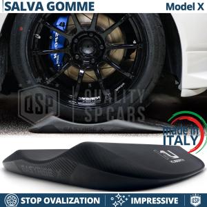 Black Carbon TIRE CRADLES Flat Stop Protector, suitable for HONDA | Original Kuberth MADE IN ITALY