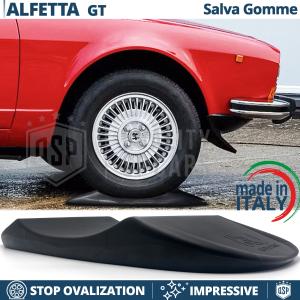 Black TIRE CRADLES Flat Stop Protector, for Alfa Alfetta GT | Original Kuberth MADE IN ITALY