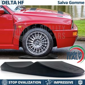 Black TIRE CRADLES Flat Stop Protector, for Lancia Delta HF Integrale | Original Kuberth MADE IN ITALY