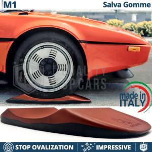 Red TIRE CRADLES Flat Stop Protector, for Bmw M1 | Original Kuberth MADE IN ITALY