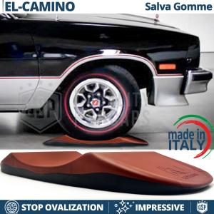 Cuscini SALVA GOMME Anti-ovalizzanti Rossi, per Chevrolet El-Camino | Originali Kuberth MADE IN ITALY