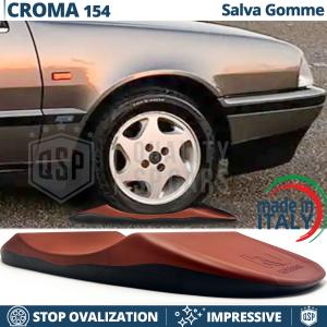 Red TIRE CRADLES Flat Stop Protector, for Fiat Croma 154 | Original Kuberth MADE IN ITALY
