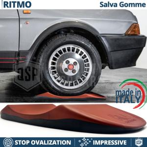 Red TIRE CRADLES Flat Stop Protector, for Fiat Ritmo | Original Kuberth MADE IN ITALY