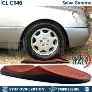 Cuscini SALVA GOMME Anti-ovalizzanti Rossi, per Mercedes CL C140 | Originali Kuberth MADE IN ITALY