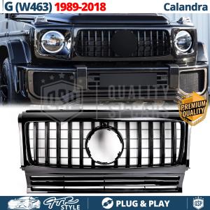 REJILLA Delantera para Mercedes Clase G W463, Parrilla Negro Brillante | Tuning Estilo GT-R