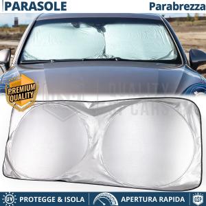 Car Sunshade for Fiat Ducato 2 94-02 for Indoor Windshield, Folding, with STEEL Structure